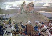 Viktor Vasnetsov Commemorative feast after Oleg, oil painting artist
